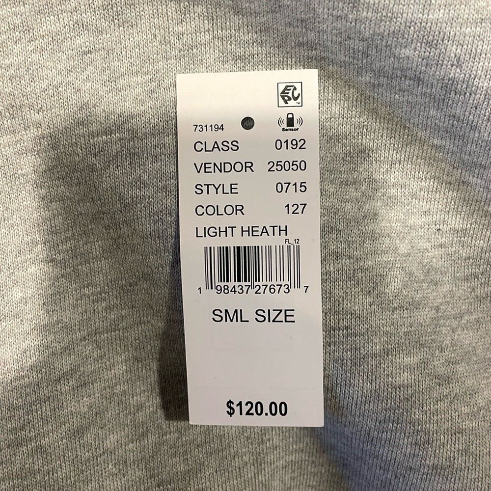 Brand new Essentials Hoodie in Light Heather Original sale $120!!